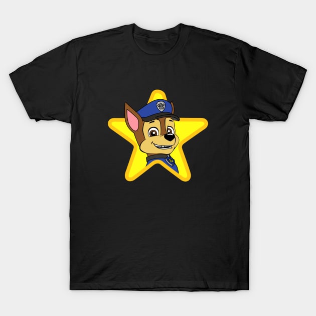 Chase Star T-Shirt by JamesCMarshall